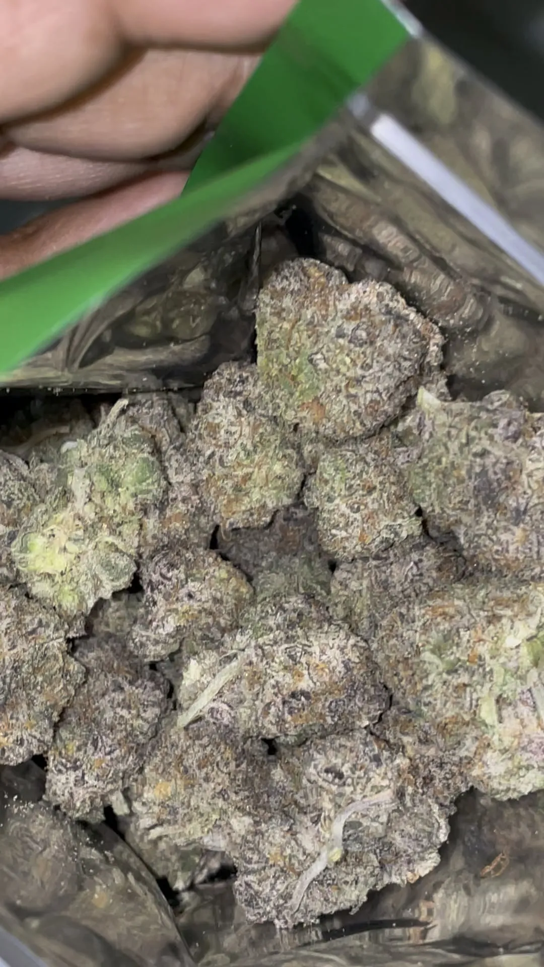 Close-up of potent cannabis flower buds from a social club in Albaida Del Aljarafe, Spain.